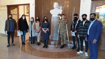 Qəbələ Heydər Əliyev Mərkəzində  Gənclər Günü münasibətilə görüş kecirildi