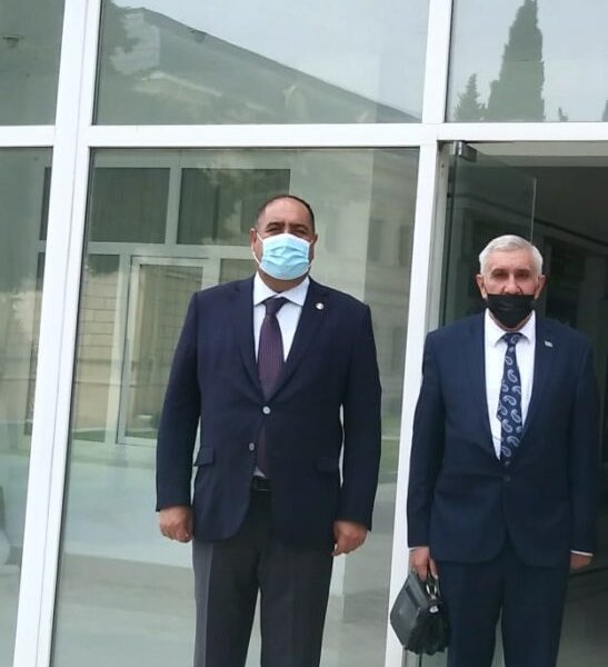 Balakən rayonunda rayon rəhbərliyilə görüş-FOTO