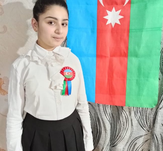 7-ci sinif şagirdinin  vətən sevgisi...