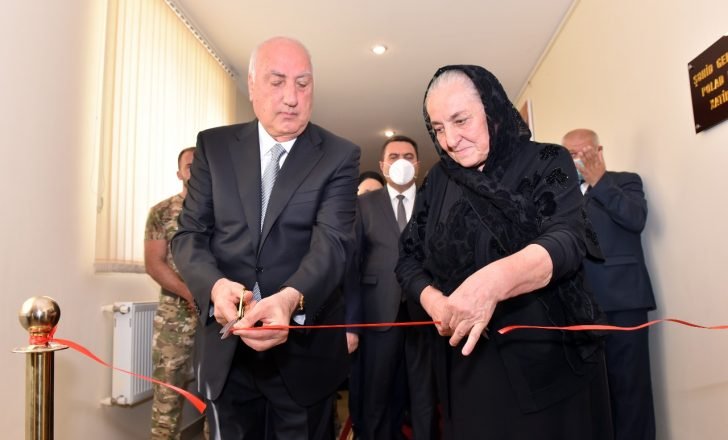 Sumqayıtda Milli Qəhrəman Polad Həşimovun büstünün və xatirə muzeyinin açılışı olub – FOTO