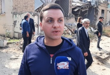 Ukraynalı deputat: Gəncədə dəhşətli cinayətin izlərinin şahidi oldum