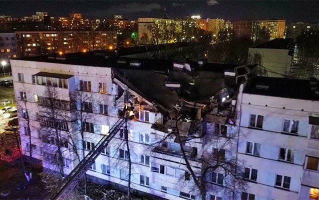 Tatarıstanda yaşayış binasında partlayış olub.