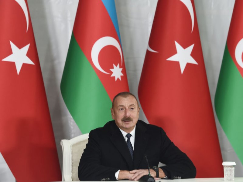 İlham Əliyev Zəngəzur dəhlizindən danışdı.