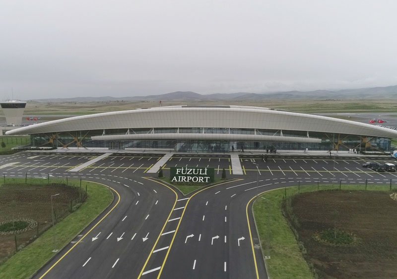 Füzuli aeroportunda saatda 200 sərnişin buraxmaq mümkün olacaq.