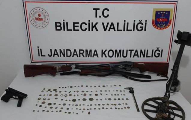 Türkiyədə tarixi əsər əməliyyatı - 125 sikkə ələ keçirildi