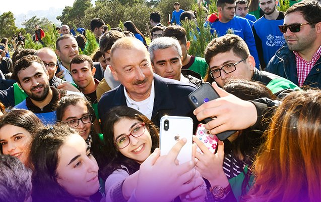 Prezidentdən Gənclər Günü paylaşımı - Foto