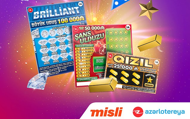 Azərlotereya” ani lotereyalarında böyük uduşlar qazanıldı