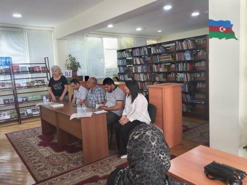 Mərkəzi Kitabxanada “Vətəni yaşadan oğullar” adlı tədbir keçirilib.