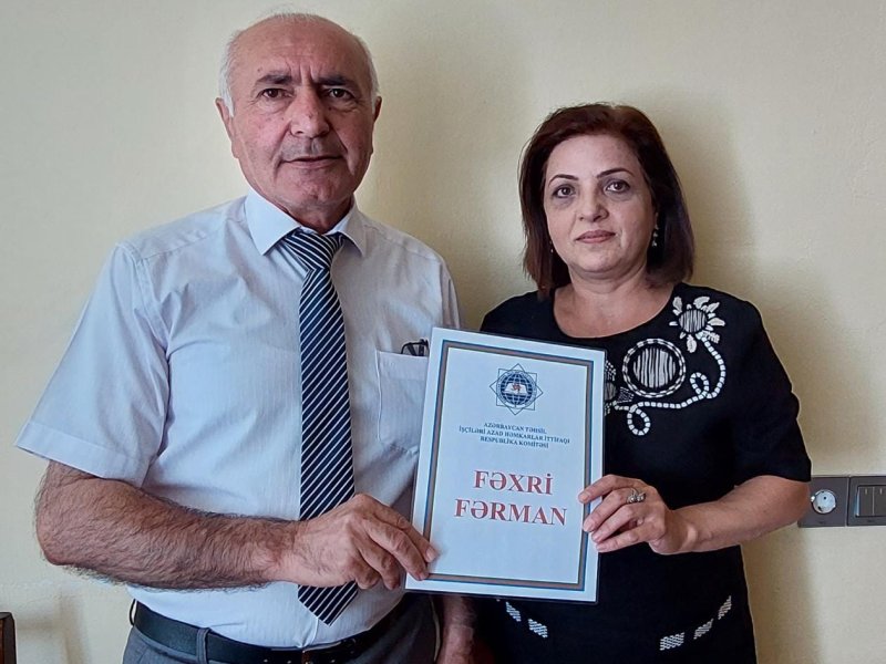 Təbrik edirik.