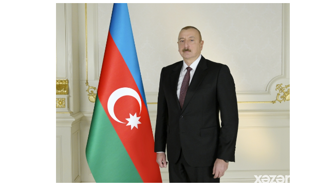 Prezident İlham Əliyev Oğuz rayonuna səfər edib