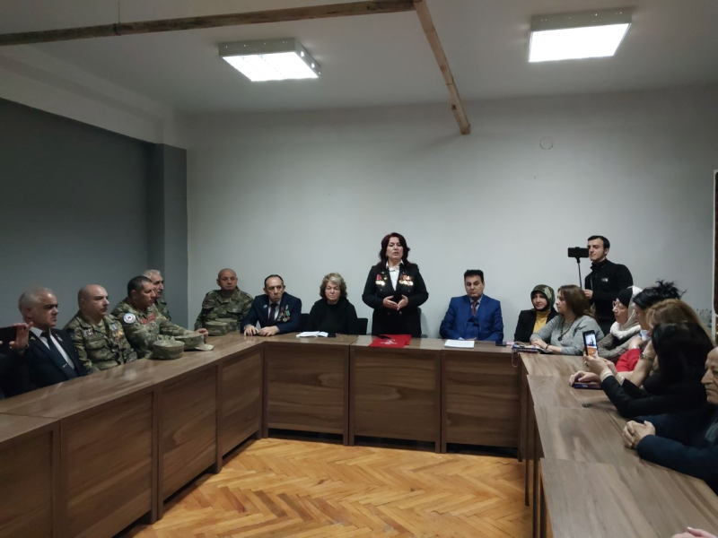19 yanvar tarixində"Demokratik Cəmiyyət və Qadın Hüquqlarının Müdafiəsi"ictimai birliyi,"Ulu öndər Heydər Əliyev 100 və 20 yanvar qürur yerimizdir"adlı tədbir keçirtdi.