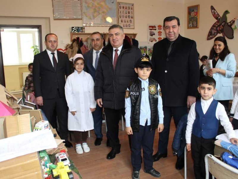 Şabran rayon 4 saylı tam orta məktəbdə səyyar qəbul baş tutub - FOTOLAR