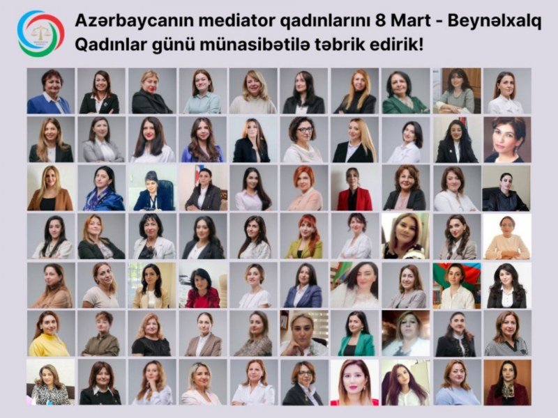 "Ölkəmizdə 74 nəfər qadın mediator peşələrini layiqincə yerinə yetirir" - Nadir Adilov