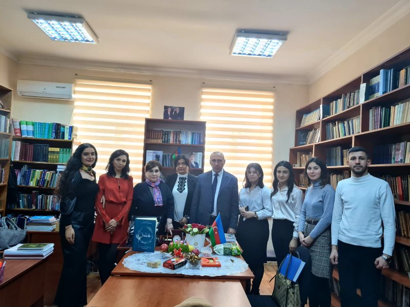Fil.ü.f.d.dos. Xatirə xanım Yusifovanın rəhbərliyi ilə Elmi praktiki təcrübə keçirilib