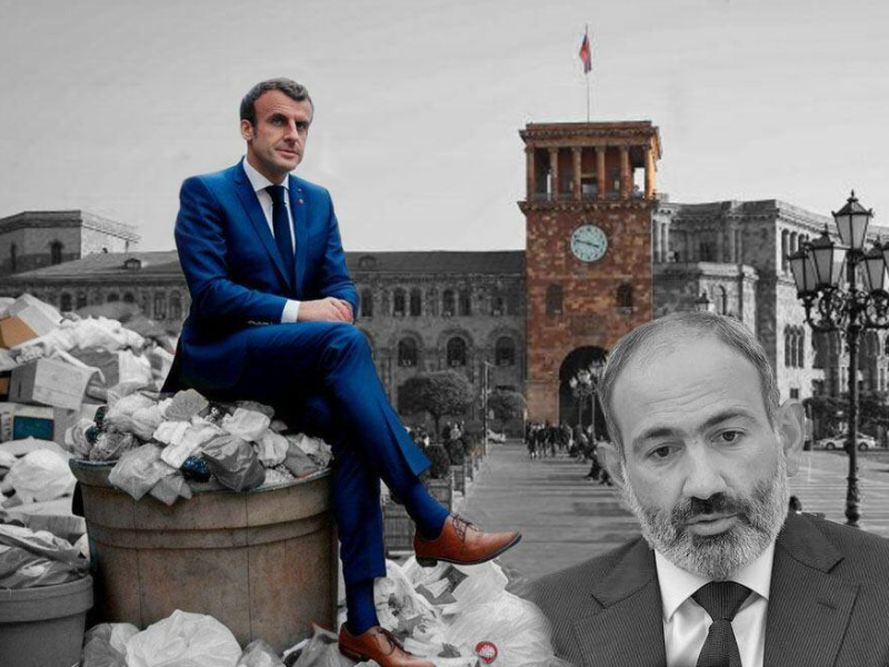 Makron "zibillər hökmdarı"na çevrilir