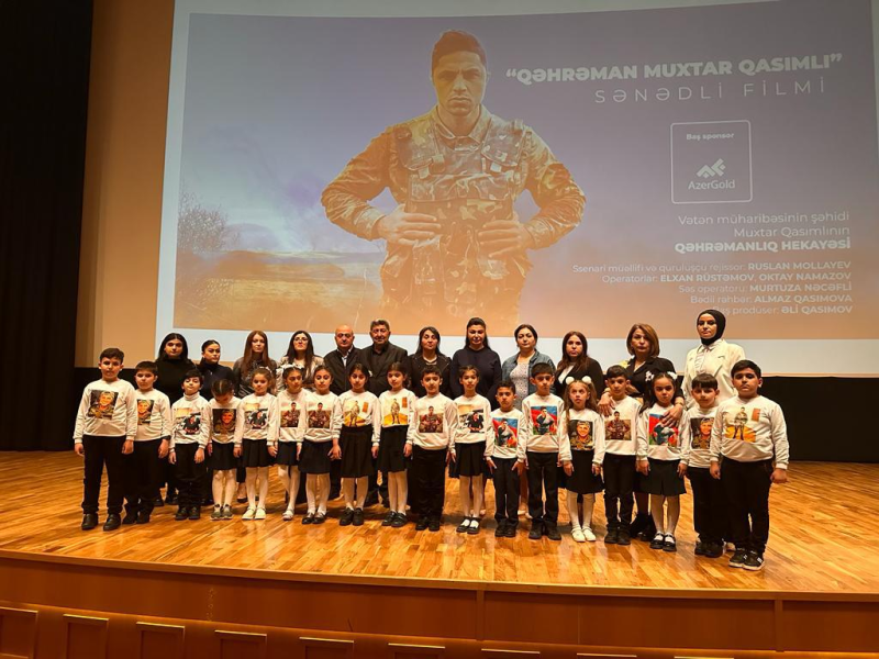 Nizami Kino Mərkəzində "Qəhrəman Muxtar Qasımlı" sənədli filminin təqdimat mərasimi keçirilib