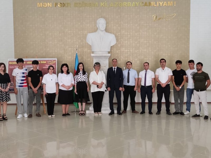 Şabran rayon Heydər Əliyev Mərkəzində 26 iyun Silahlı Qüvvələr günü ilə əlaqədar olaraq “Qalib xalqın müzəffər ordusu” adlı tədbir keçirilib - FOTOLAR