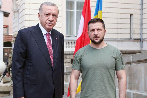 Zelenski Türkiyəyə səfər etdi - FOTO/VİDEO