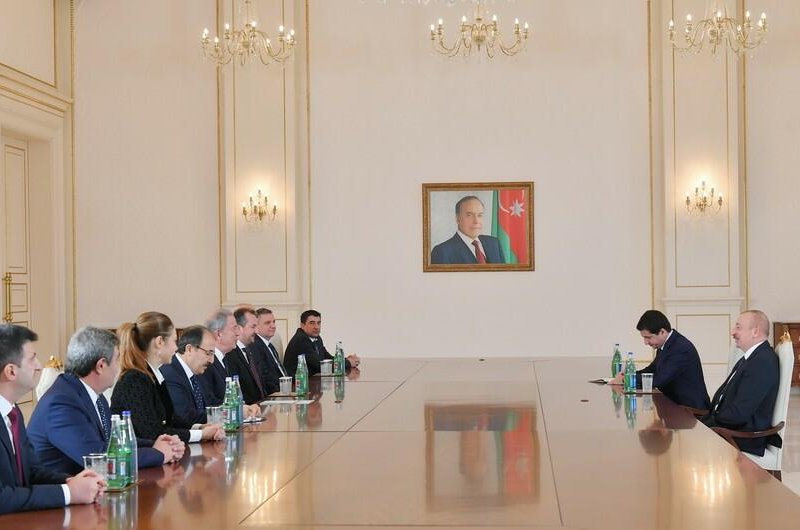 İlham Əliyev Hulusi Akarı qəbul etdi - FOTO