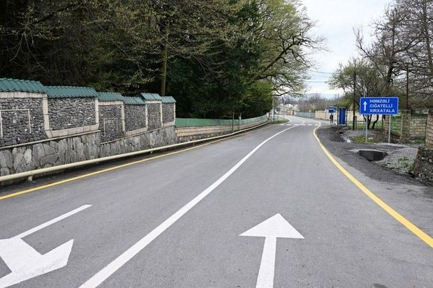 Prezidentin Qəbələdə açılışını etdiyi yol 20 mindən artıq sakinin gediş-gəlişini yaxşılaşdıracaq