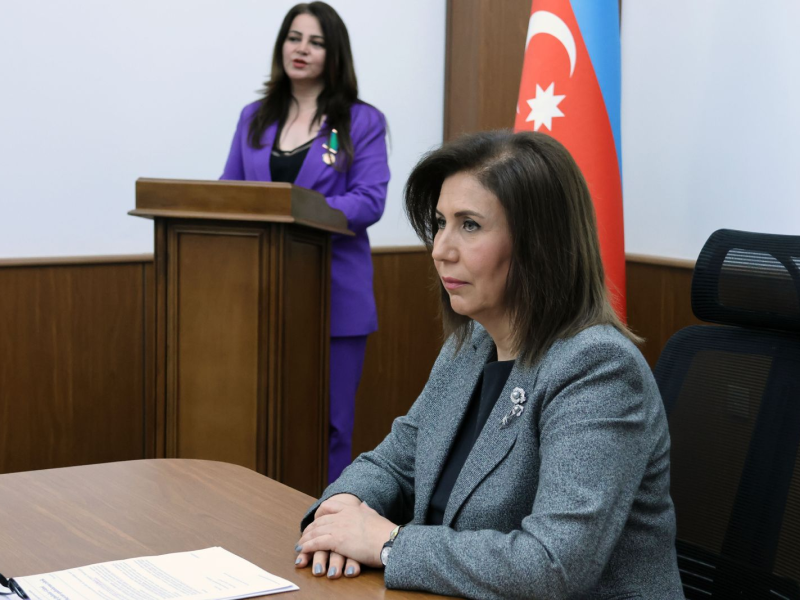 Prezidentin təltif etdiyi qadınlara “Tərəqqi” medalları təqdim edilib