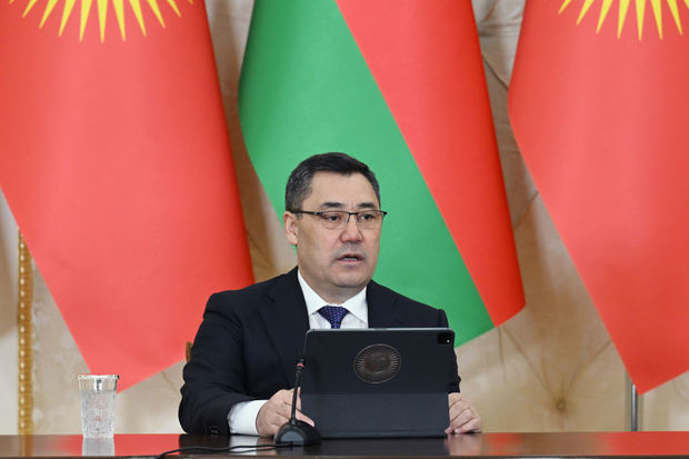 Qırğızıstan Prezidenti Sadır Japarov Füzuli rayonuna gedib