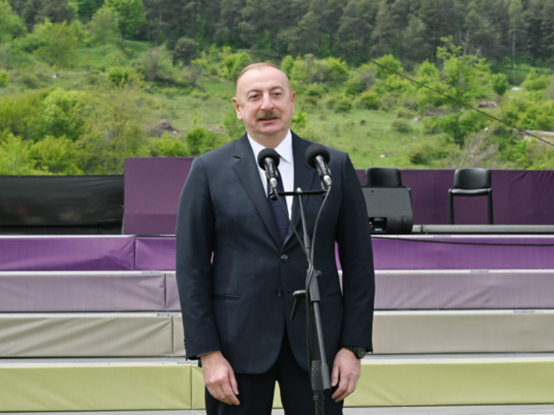 İlham Əliyev: “Əminəm ki, bundan sonra Azərbaycan torpaqlarında daim sülh olacaq”