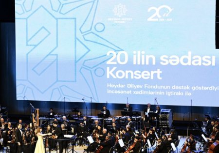 Heydər Əliyev Fondunun 20 illiyinə həsr olunmuş konsert proqramı təqdim edilib