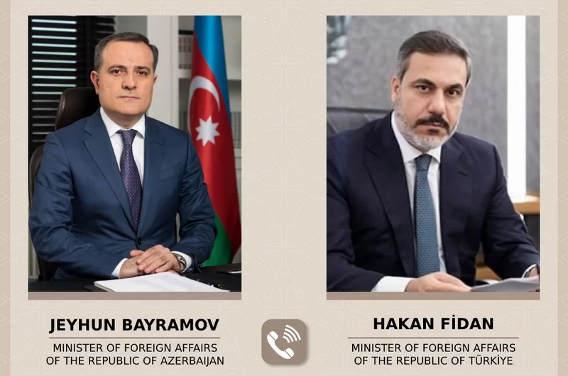 Ceyhun Bayramov və Hakan Fidan regional məsələləri müzakirə ediblər