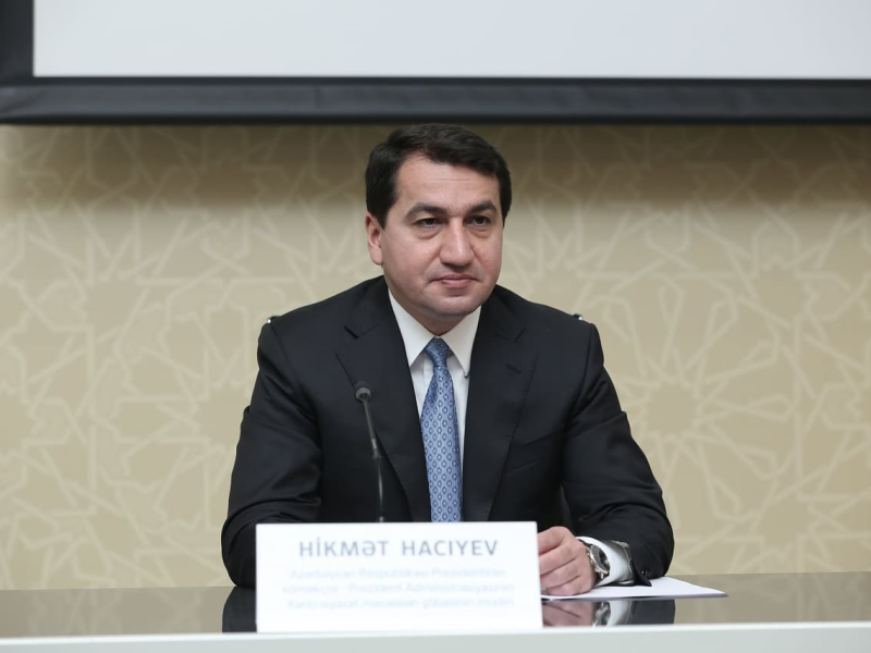Hikmət Hacıyev missiyasının başa çatması münasibətilə Polşanın səfiri ilə görüşüb
