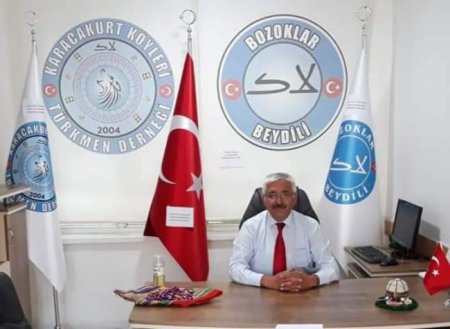 Etibar Həsənzadəyə KaracaKurt Köyleri Türkmen Derneği Genel Başkanı Serdar Güneşden anlamlı hədiyyə...
